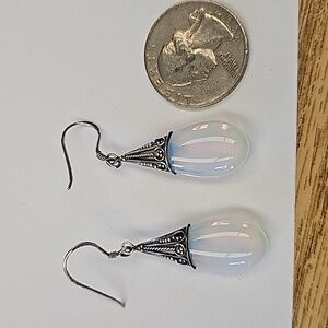 New Opalite Sterling Silver Earrings